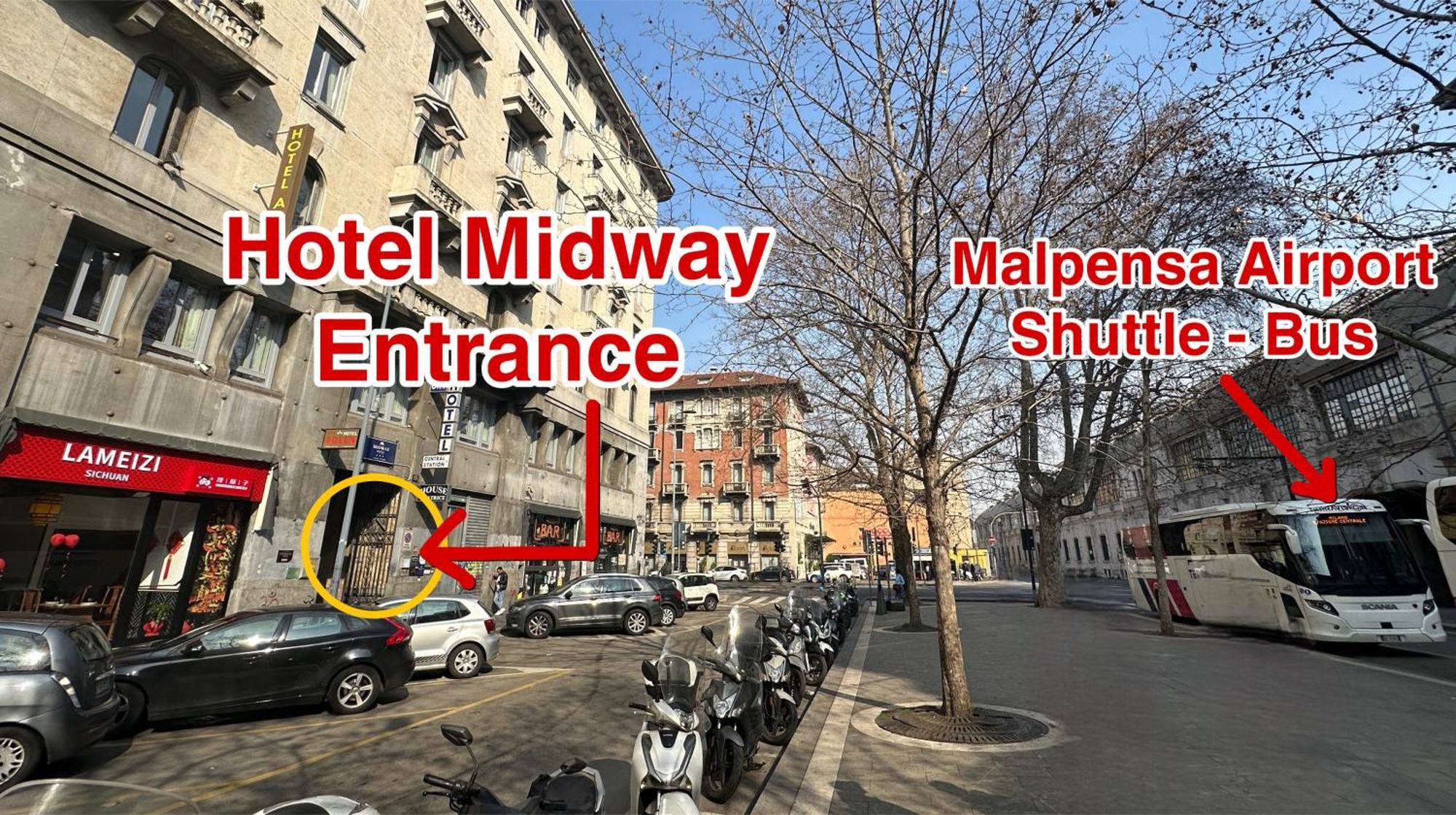 Hotel Midway Milano Eksteriør bilde