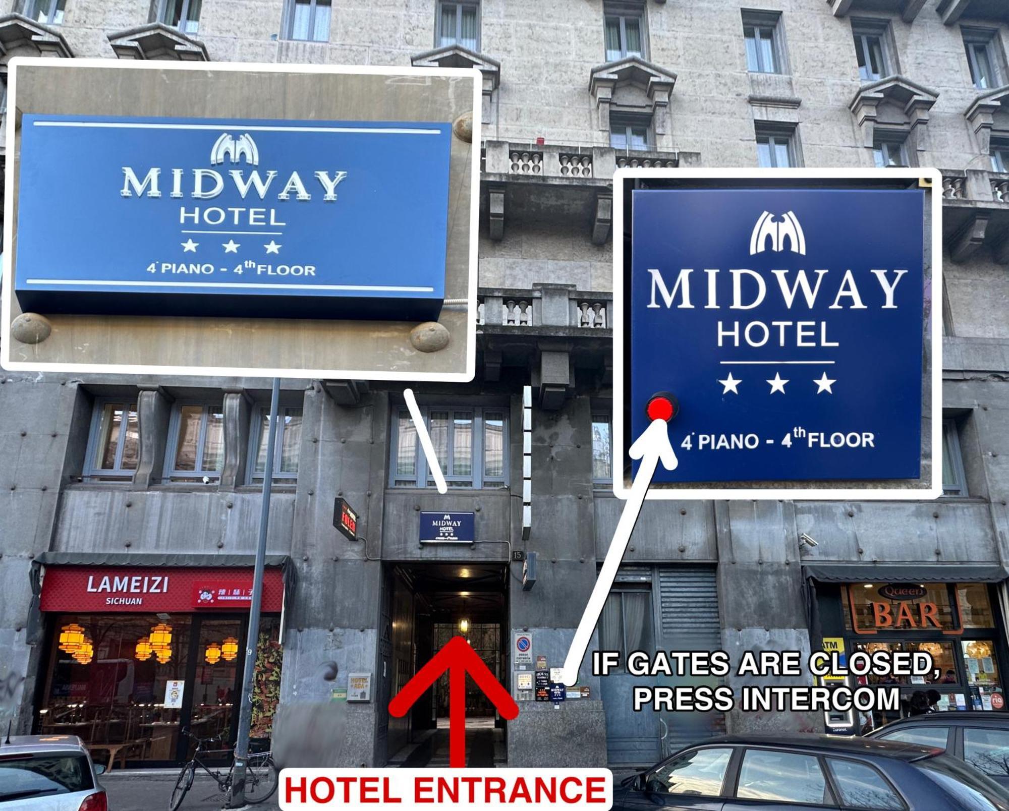 Hotel Midway Milano Eksteriør bilde